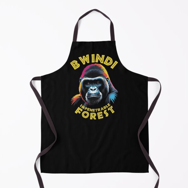 Item preview, Colorful Gorilla Portrait - Bwindi Impenetrable Forest designed and sold by TMBTM.