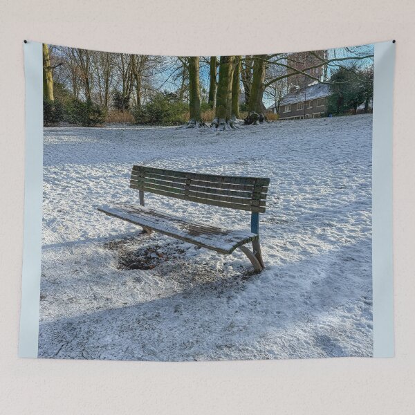 Item preview, Wooden bench in the snow designed and sold by Photopat.