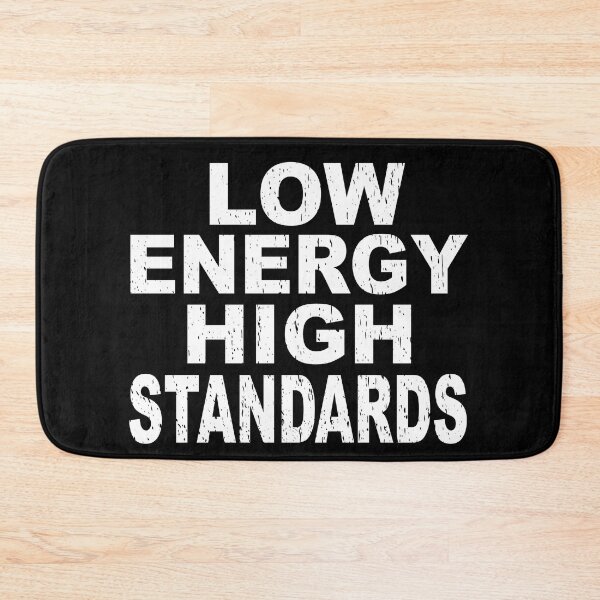 Item preview, LOW ENERGY HIGH STANDARDS introvert vibes charging in silence reading at home computers socially selective love silence designed and sold by Jt41.