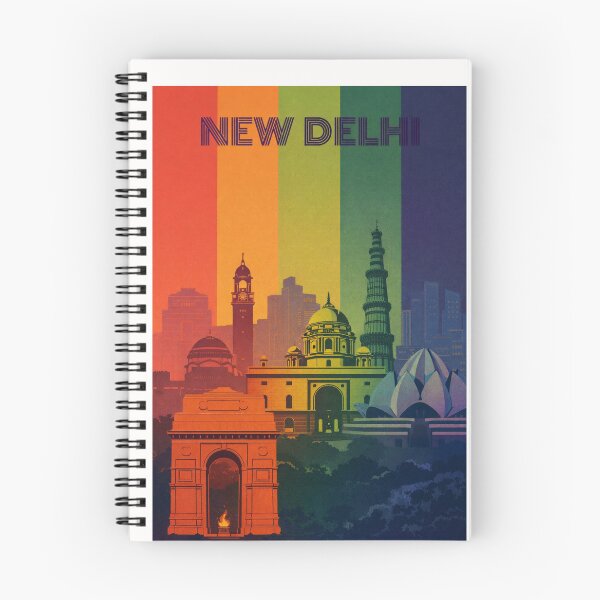 Item preview, New Delhi Landmark Skyline with India Gate, Qutub Minar and Lotus Temple designed and sold by Places On Earth.