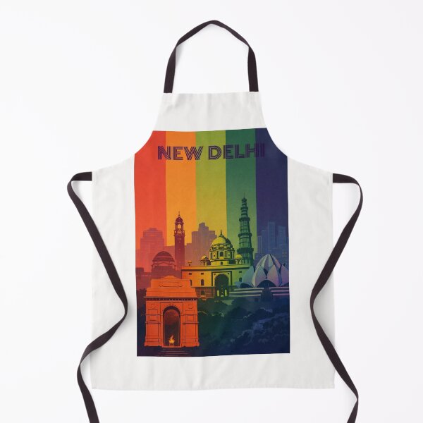 Item preview, New Delhi Landmark Skyline with India Gate, Qutub Minar and Lotus Temple designed and sold by Places On Earth.