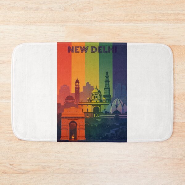 Item preview, New Delhi Landmark Skyline with India Gate, Qutub Minar and Lotus Temple designed and sold by Places On Earth.