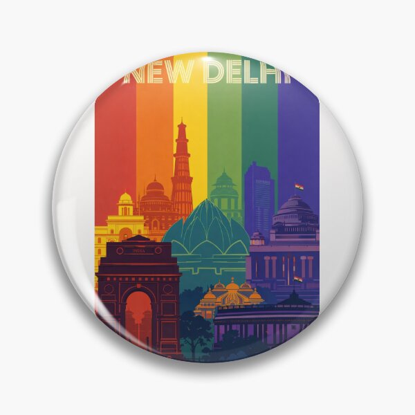 Item preview, New Delhi Cityscape Featuring India Gate, Parliament and Lotus Temple designed and sold by Places On Earth.