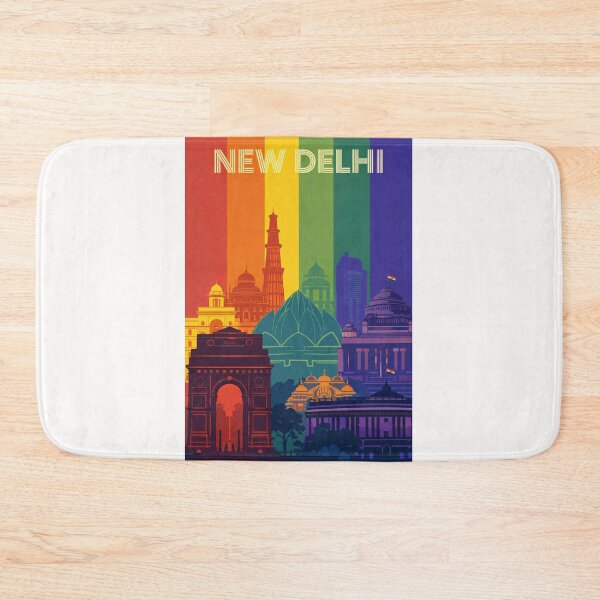 Item preview, New Delhi Cityscape Featuring India Gate, Parliament and Lotus Temple designed and sold by Places On Earth.
