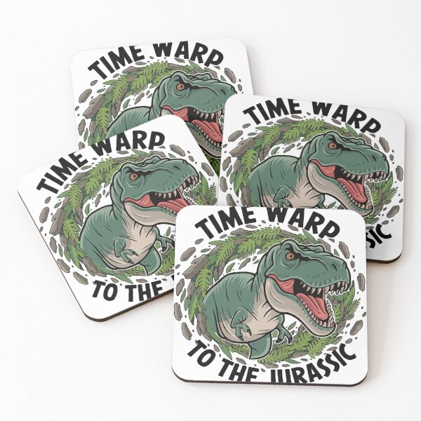 Item preview, T-Rex Time Warp to the Jurassic | Roaring Dinosaur Gift designed and sold by Maesa Studio.