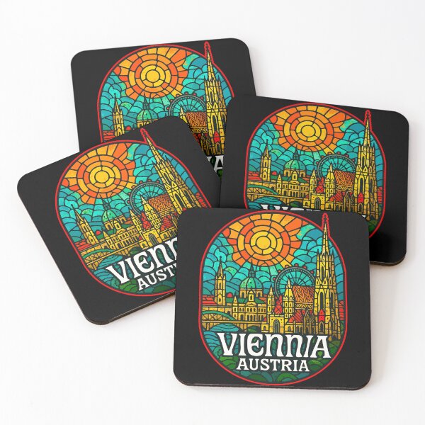 Item preview, Vienna Austria Stained Glass Travel designed and sold by TomFrontierArt.