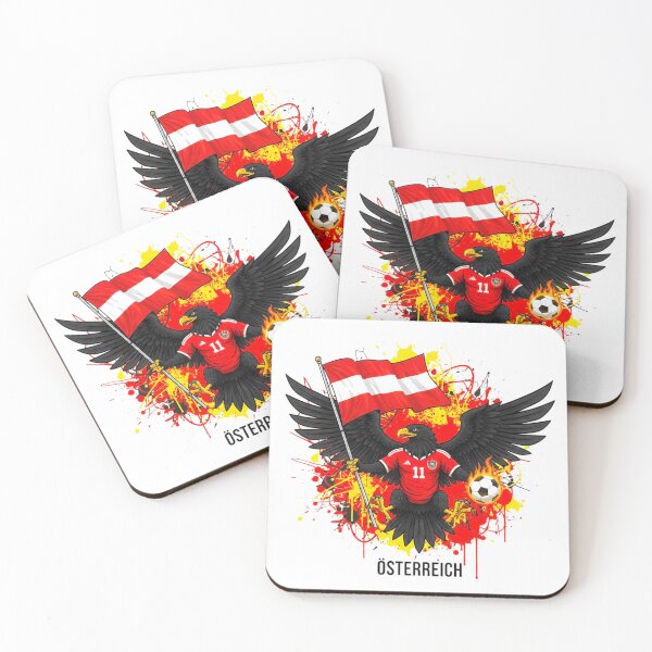 Item preview, Austria Soccer Eagle world cup 2026 - Österreich Football Fan Art designed and sold by Inkwell grove.