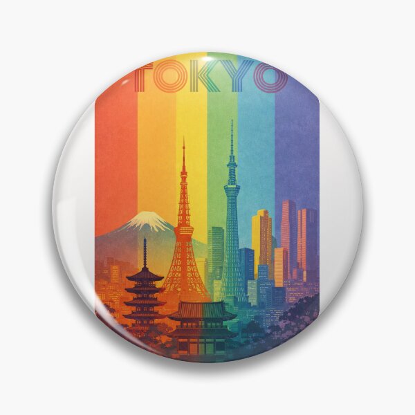 Item preview, Tokyo Skyline Featuring Skytree, Tokyo Tower and Mount Fuji Backdrop designed and sold by Places On Earth.
