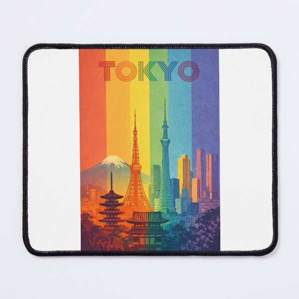 Item preview, Tokyo Skyline Featuring Skytree, Tokyo Tower and Mount Fuji Backdrop designed and sold by Places On Earth.