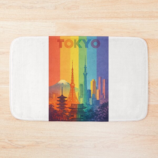 Item preview, Tokyo Skyline Featuring Skytree, Tokyo Tower and Mount Fuji Backdrop designed and sold by Places On Earth.