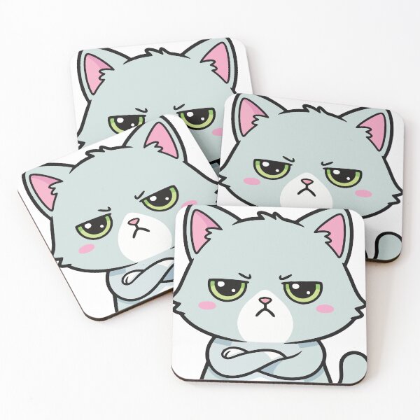 Item preview, sad cat designed and sold by TheMoonDesign&Art.