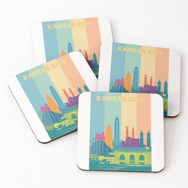 Item preview, Kansas City Skyline Featuring Union Station, Kauffman Center and One Kansas City Place designed and sold by Places On Earth.