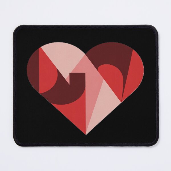Item preview, Modern Geometric Heart – Minimal Love Design designed and sold by myforestfog.