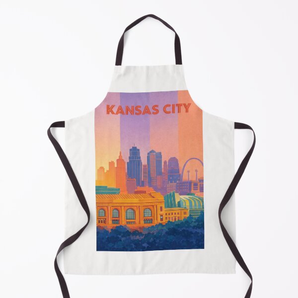 Item preview, Kansas City Downtown View with Union Station and Sports Stadium Silhouette designed and sold by Places On Earth.