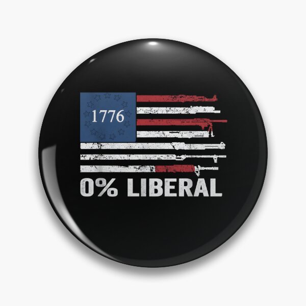 Artikelvorschau, 0% Liberal Zero Percent - Lustige Pro-Waffen-Flagge der USA entworfen und verkauft von THREE LITTLE BEANS.