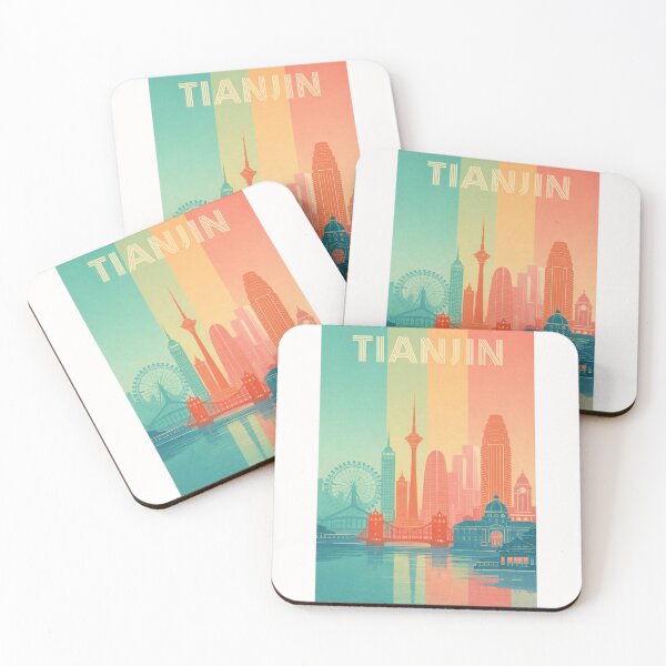 Item preview, Tianjin Waterfront Skyline Featuring Tianjin Eye, Radio Tower and Historical Architecture designed and sold by Places On Earth.