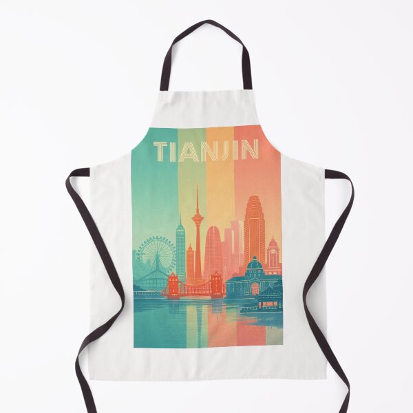 Item preview, Tianjin Waterfront Skyline Featuring Tianjin Eye, Radio Tower and Historical Architecture designed and sold by Places On Earth.