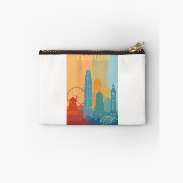 Item preview, Tianjin Cityscape with Skyscrapers, Drum Tower and Ferris Wheel designed and sold by Places On Earth.