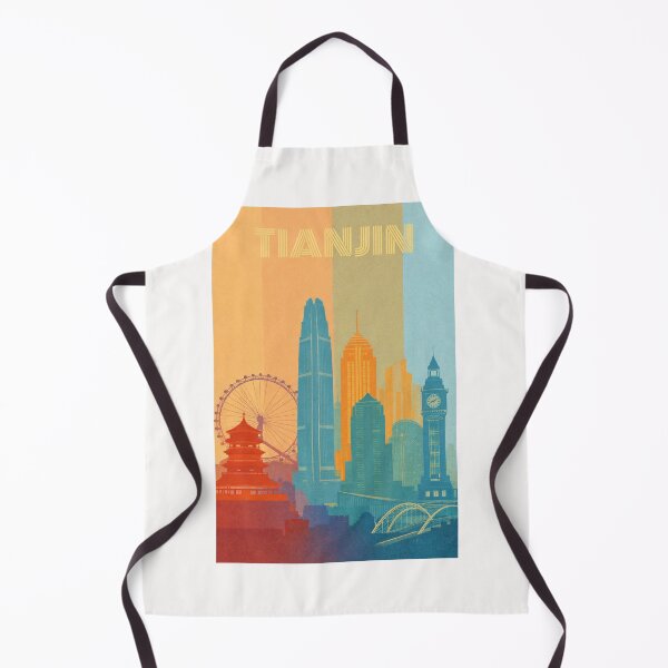 Item preview, Tianjin Cityscape with Skyscrapers, Drum Tower and Ferris Wheel designed and sold by Places On Earth.