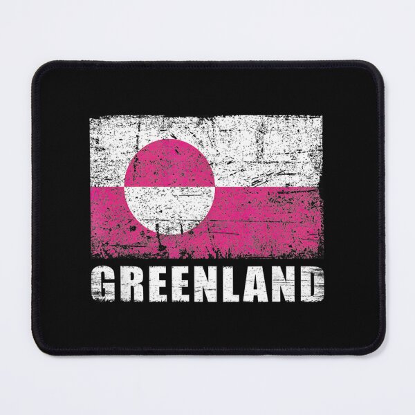 Item preview, Greenland Flag Distressed Retro Pride designed and sold by SullivanxjOStud.