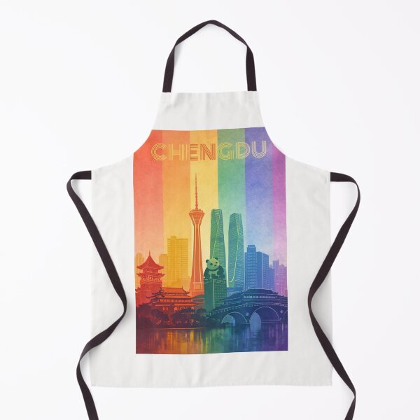 Item preview, Chengdu Skyline with Sichuan TV Tower, Anshun Bridge and Panda Sculpture designed and sold by Places On Earth.