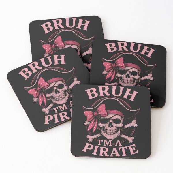 Item preview, Bruh Pirate Skull Coquette Bow Costume Pretend I'm a Pirate  designed and sold by ArleneRowe.