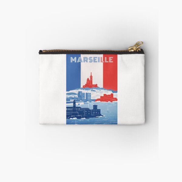Aperçu de l'œuvre Scène du littoral marseillais avec Notre-Dame de la Garde et le Fort Saint-Jean créée et vendue par Places On Earth.