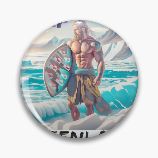 Item preview, Arctic Surfer Viking Coolest Waves designed and sold by SullivanxjOStud.