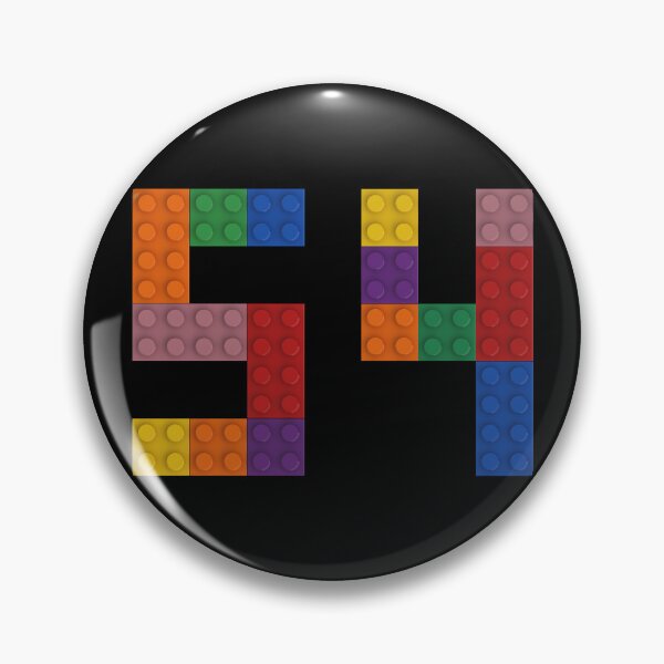 Item preview, 54 numbering made of colorful bricks designed and sold by Brickification.