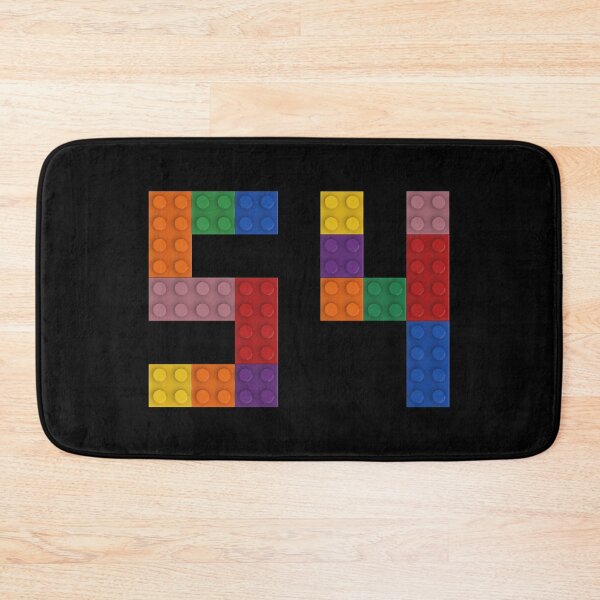 Item preview, 54 numbering made of colorful bricks designed and sold by Brickification.