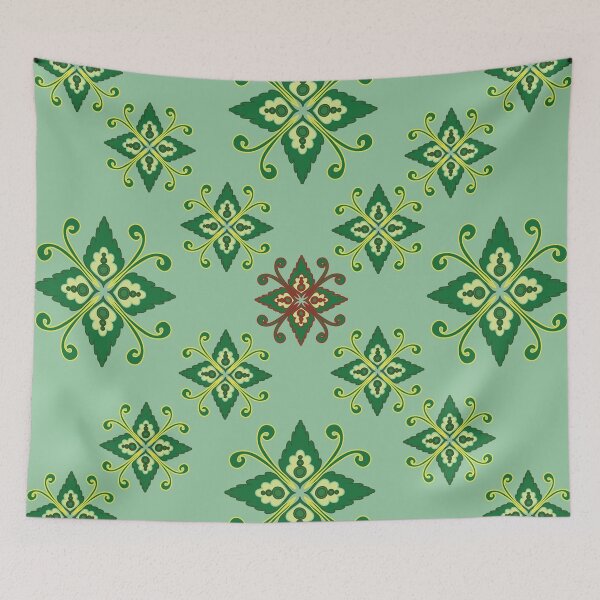 Item preview, Fresh Green Botanical Rhythm designed and sold by OIL Pattern Design .
