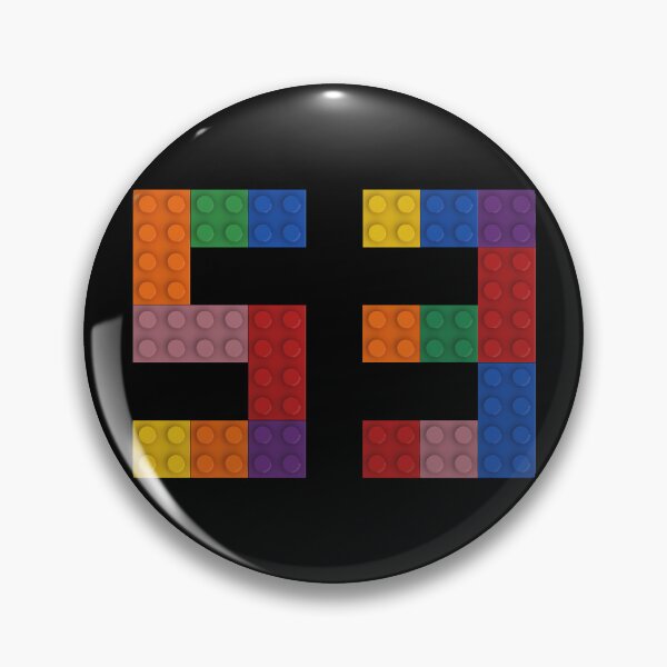 Item preview, 53 numbering made of colorful bricks designed and sold by Brickification.