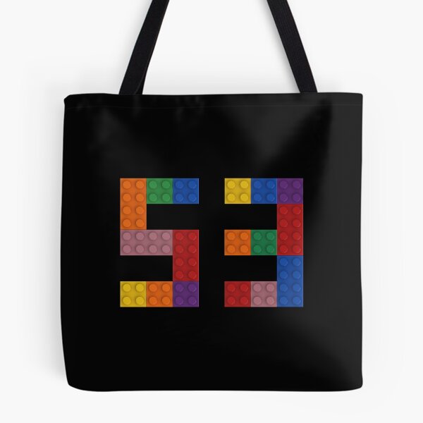 Item preview, 53 numbering made of colorful bricks designed and sold by Brickification.
