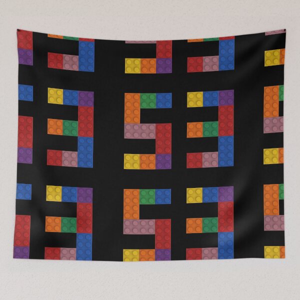 Item preview, 53 numbering made of colorful bricks designed and sold by Brickification.