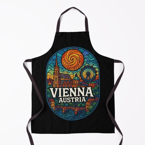 Item preview, Vienna Austria Europe Stained Glass Travel designed and sold by TomFrontierArt.