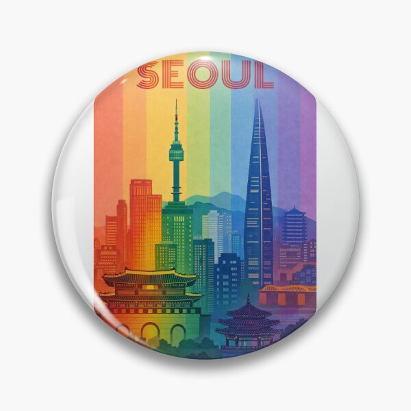 Item preview, Seoul Cityscape with Palaces, Skyscrapers and Namsan Tower designed and sold by Aryabek.
