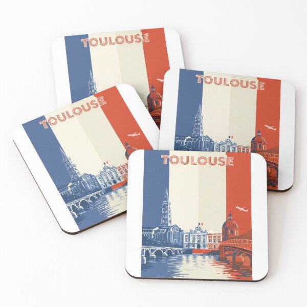Item preview, Toulouse Skyline Featuring Capitole de Toulouse, Pont Neuf and Garonne River designed and sold by Aryabek.