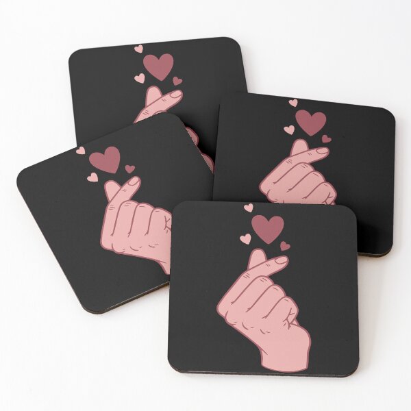 Item preview, Kpop Finger Heart Korean Pop Cute Love Korean designed and sold by LuminOrb.