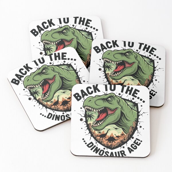 Item preview, T-Rex Roar Back to the Dinosaur Age Vintage Jurassic Art designed and sold by Maesa Studio.