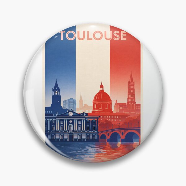 Item preview, Toulouse Panorama with Basilique Saint-Sernin, Capitole and La Grave Dome designed and sold by Aryabek.