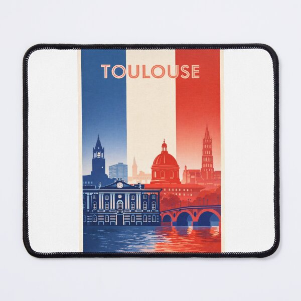 Item preview, Toulouse Panorama with Basilique Saint-Sernin, Capitole and La Grave Dome designed and sold by Aryabek.