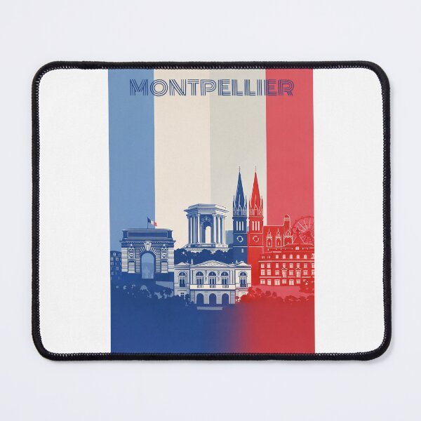 Item preview, Montpellier Landmarks Including Place de la Comédie, Aqueduct and Cathedral designed and sold by Aryabek.
