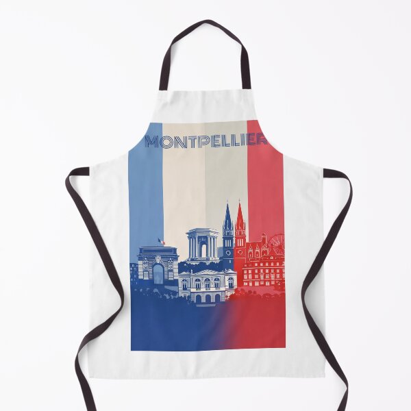 Item preview, Montpellier Landmarks Including Place de la Comédie, Aqueduct and Cathedral designed and sold by Aryabek.