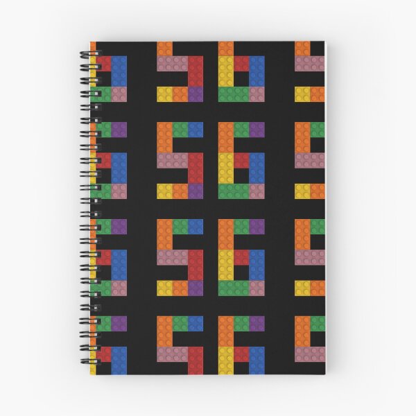 Item preview, 56 numbering made of colorful bricks designed and sold by Brickification.