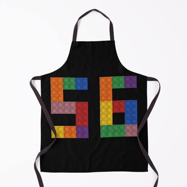 Item preview, 56 numbering made of colorful bricks designed and sold by Brickification.