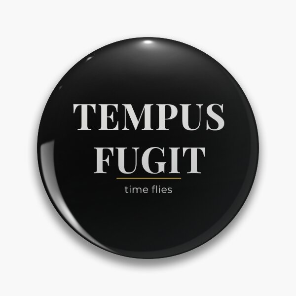 Item preview, Tempus Fugit – Latin Quote on Fleeting Time designed and sold by AETERNA VERBA.