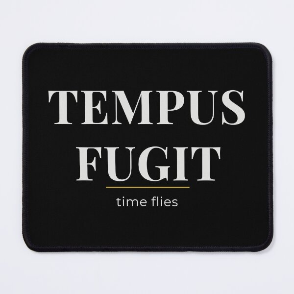 Item preview, Tempus Fugit – Latin Quote on Fleeting Time designed and sold by AETERNA VERBA.