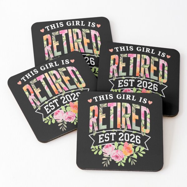 Item preview, This Girl Is Retired Est 2026 Women Retirement Floral Design  designed and sold by AjdinZ.