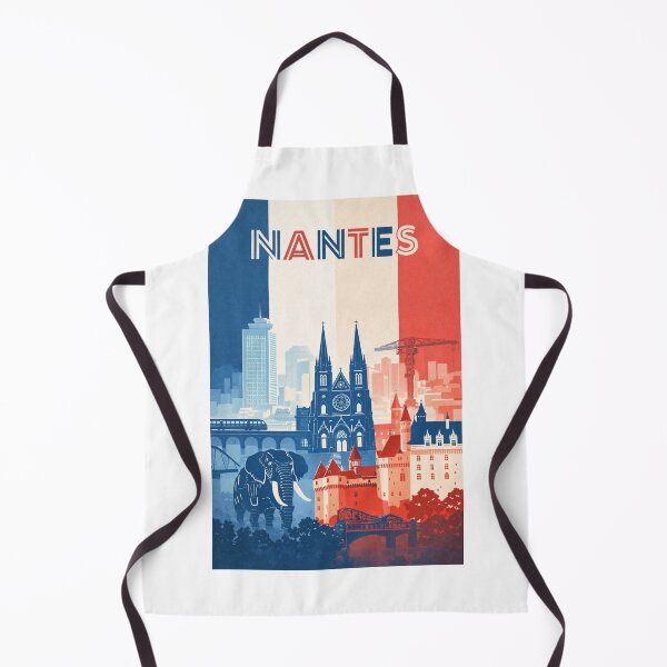 Item preview, Nantes Skyline Featuring Château des Ducs, Cathedral and Les Machines de l’île designed and sold by Aryabek.