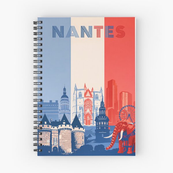 Item preview, Nantes Cityscape with Château des Ducs, Cathedral and Ferris Wheel designed and sold by Aryabek.